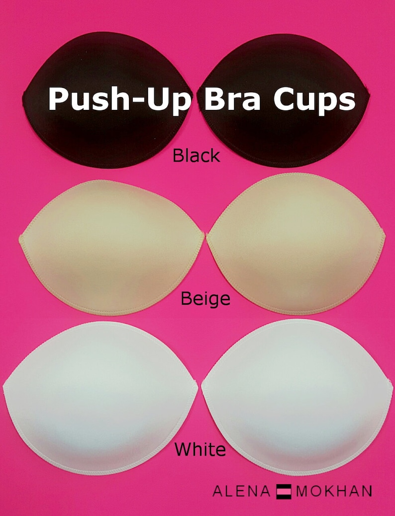 Puede incluir: Copas de sujetador push-up en negro, beige y blanco. Las copas est&aacute;n hechas de un material suave y c&oacute;modo y est&aacute;n dise&ntilde;adas para proporcionar elevaci&oacute;n y soporte.