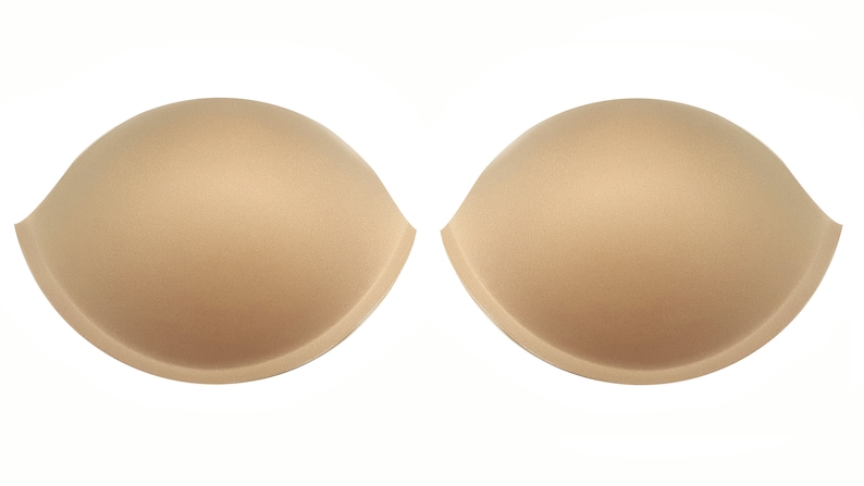 1 PAIR Push up Bra Cups With GEL Inserts Sew in Satin Tricot - Etsy