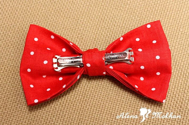 2 3/4 Adult Size Bow Tie Clips Fasteners Clip on Bow Tie Etsy