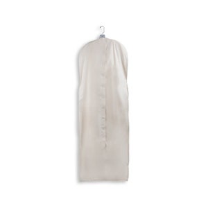 Muslin Garment Bag with Gusset - Acid-Free & Moth Resistant Wedding Dress Storage and Preservation - Size 62"x24"x4" or 70"x24"x10"