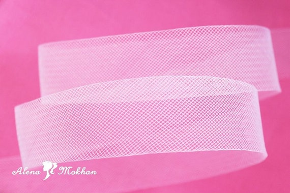 4 yards 1 1//4/" White Crinoline Crin Horsehair Braid Trim For Millinery Hats
