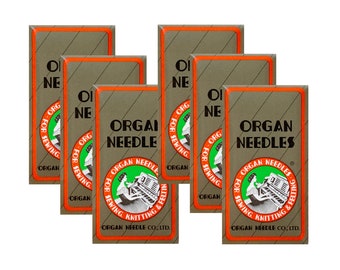 60 pieces ORGAN Universal Sewing Machine Needles Assorted Sizes Mix  Wholesale: Sizes 65-100