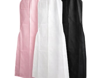 Funda transpirable XXXL para vestido de novia: 72" (182 cm) para guardar vestidos de catedral.