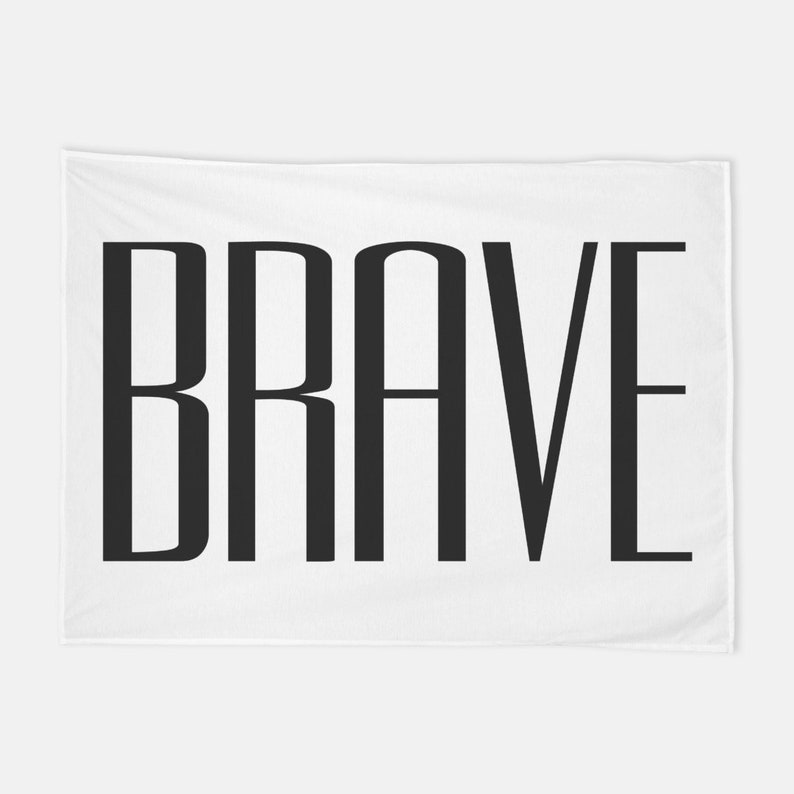 Brave TAPESTRY Nursery Decor SWADDLE 30x40 Baby Shower Fine Art Print