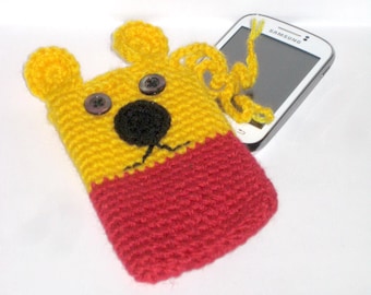 Crochet pattern cell phone case, Easy crochet pattern, Cell phone cover PDF pattern, Crochet for beginners