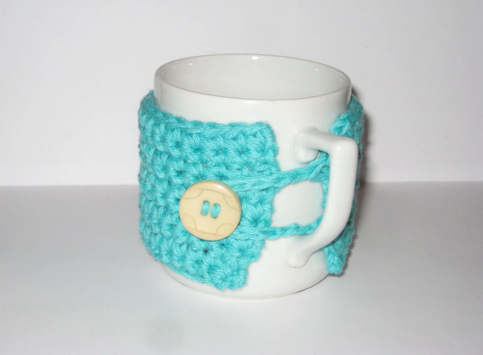 Coffee Mug Cozy Crochet Pattern, Cup Sleeve PDF Pattern, Easy Crochet
