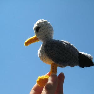 Amigurumi seagull crochet pattern, Crochet pattern amigurumi bird, Crochet seagull, Amigurumi animals pattern, Crochet bird pdf pattern image 10