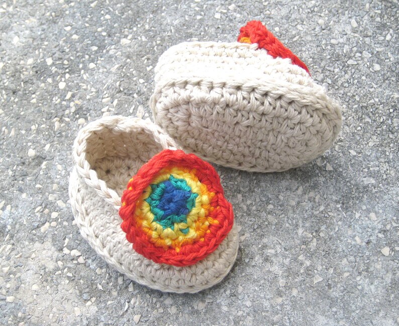 Crochet baby rainbow shoes 3 PDF pattern, Easy crochet pattern for baby booties, Baby flip flops crochet pattern for beginners, Baby sandals image 7