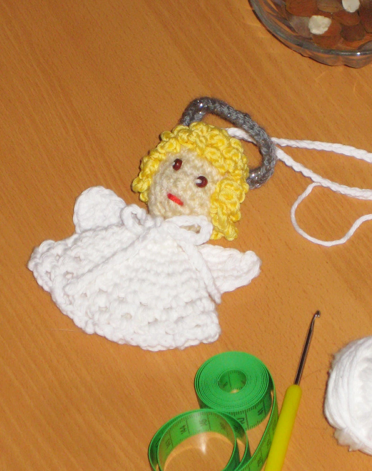 Christmas Angel Ornament Crochet Pattern Crochet Angel Etsy
