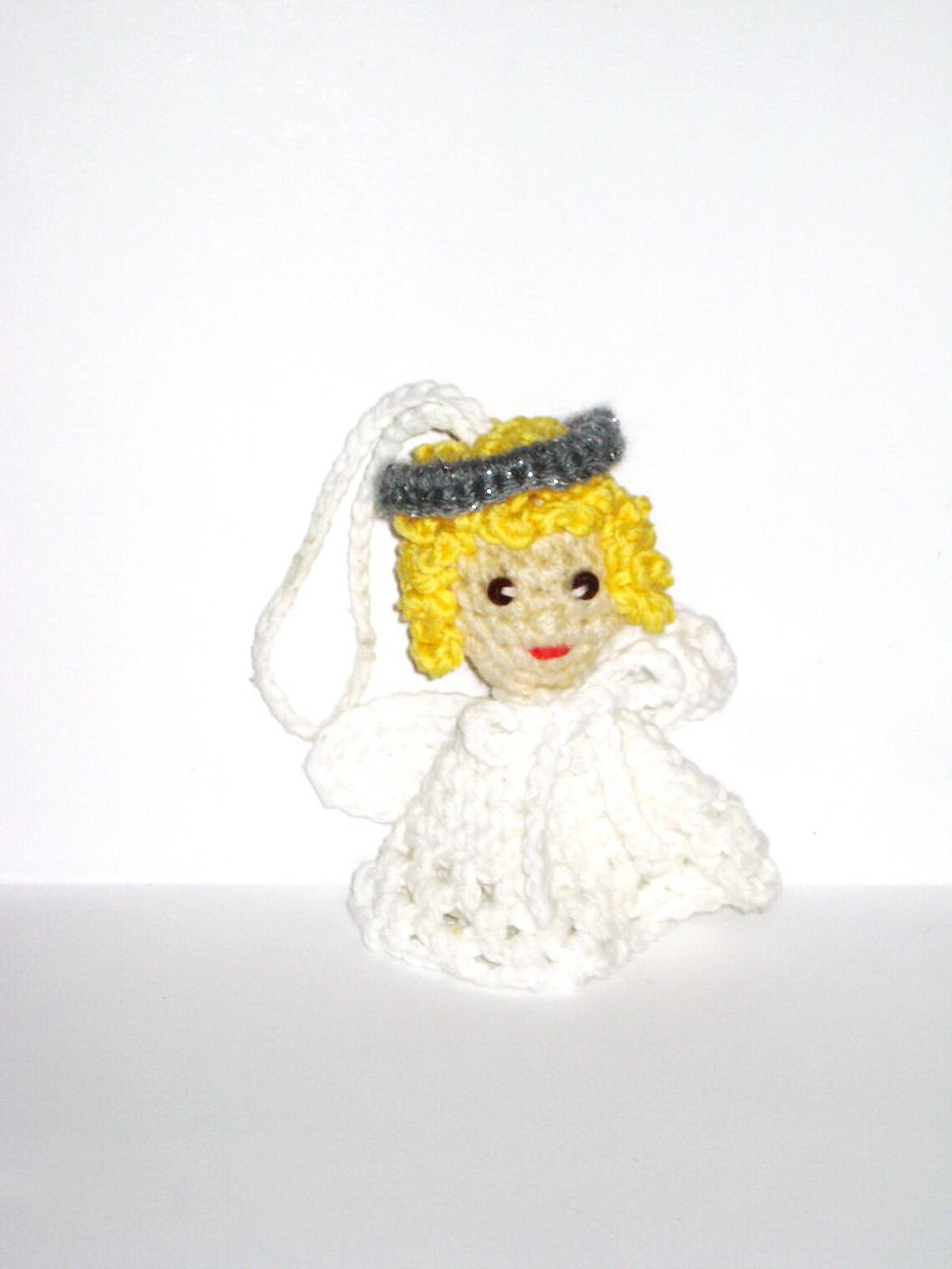 Christmas Angel Ornament Crochet Pattern Crochet Angel Etsy