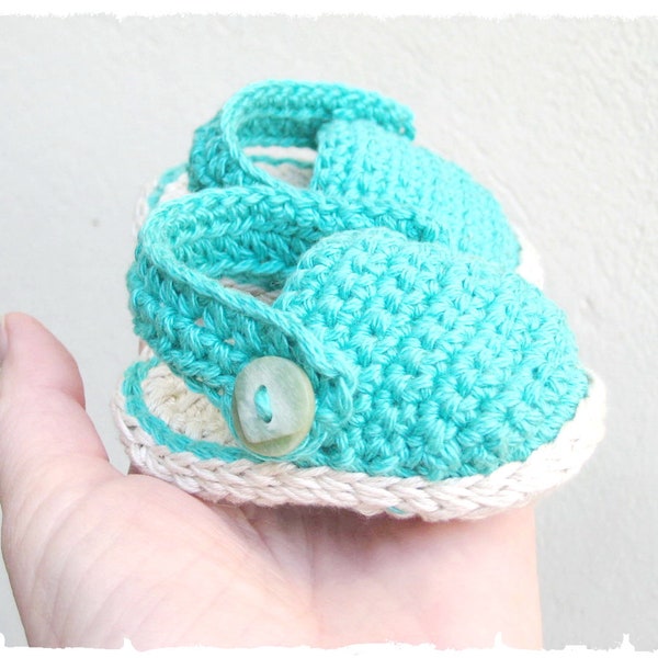 Crochet Baby Sandal Pattern - Etsy