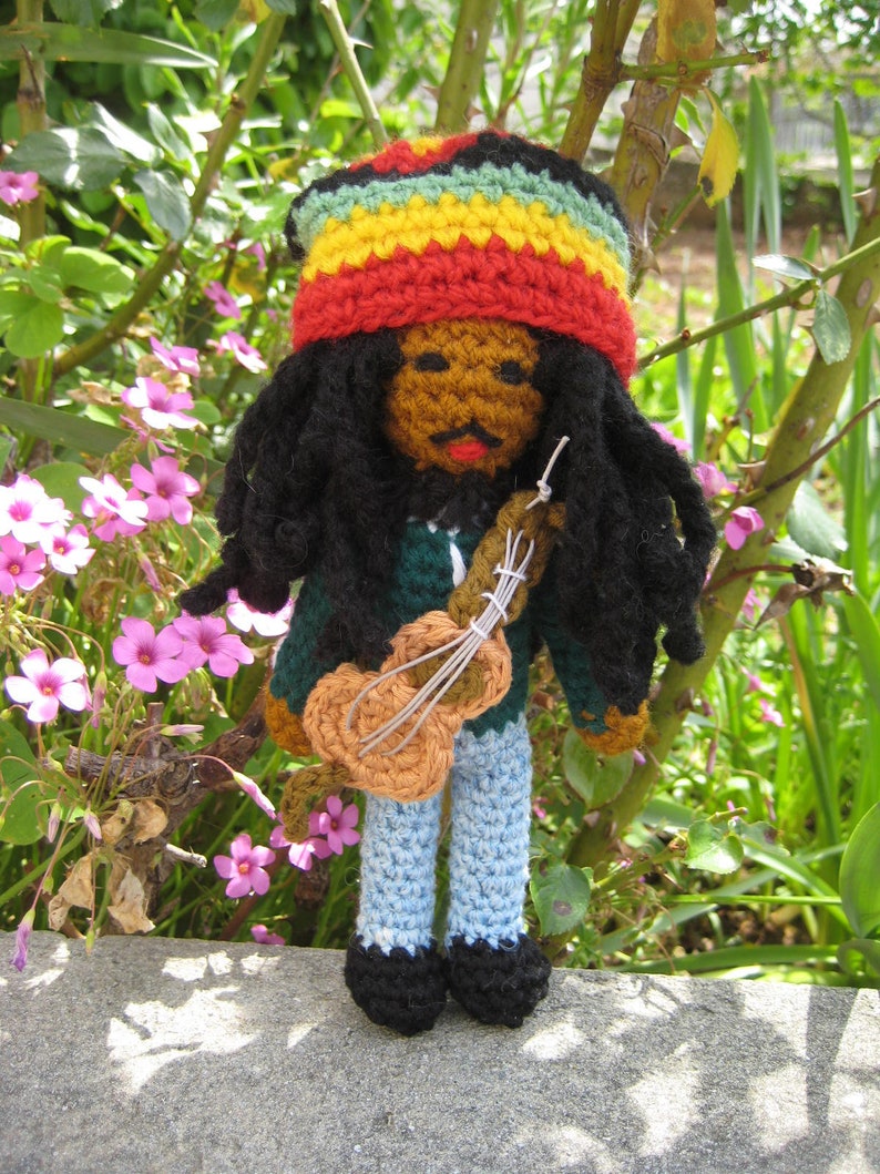 Guitar Player Amigurumi Doll Crochet Pattern, Crochet Doll Pdf Pattern ...