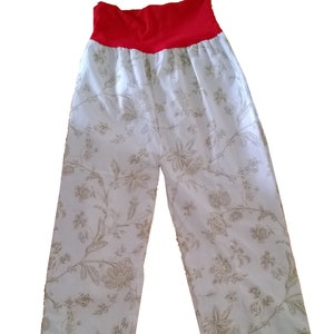Upcycling trousers, culottes with matching shirt, size. approx. 122/128 Nur Hose