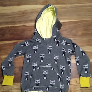 Einzelstück Hoodie Kinder, Sweatshirt mit Kapuze, Gr. 104
