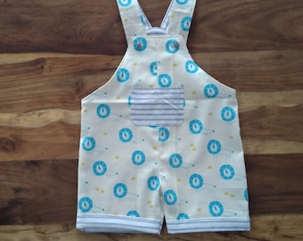 One-off baby dungarees short 62/68