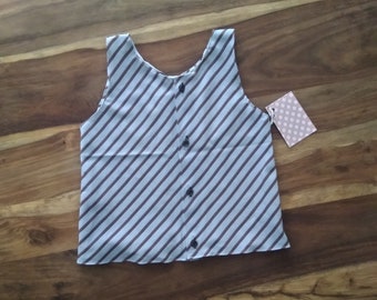 Upcycling top, summer shirt children's size. 98/104