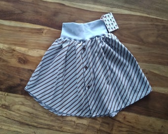 Upcycling skirt, summer skirt children size. 122/128