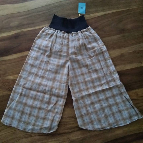 Upcycling miwachsender Hosenrock, Culotte für Kinder, ca. 122+