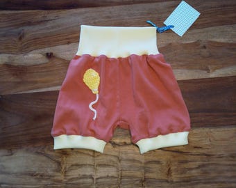 Pantalones cortos tipo harem reciclados, talla 80/92.