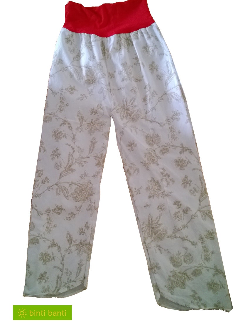 Upcycling trousers, culottes with matching shirt, size. approx. 122/128 Nur Hose
