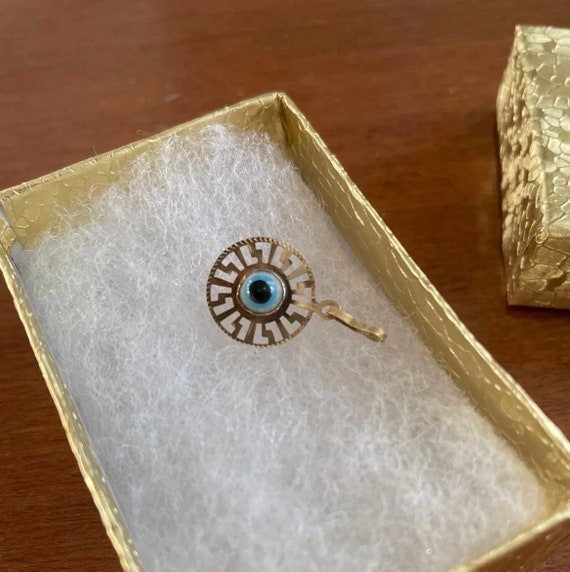Vintage Evil Eye Pendant