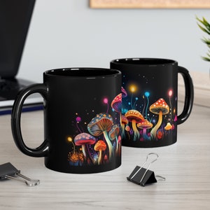 Paddenstoelmok, Halloween-koffiemok, paddestoeldecor, paddenstoel, kikkermok, kerstmok, koffiemok, keramische mok, theemok, maanmok