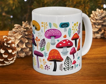 Kubek grzybowy, kubek do kawy z grzybem, dekoracja grzybowa, magiczny grzyb, kubek żaba, kubek świąteczny, kubek do kawy, kubek ceramiczny, kubek do herbaty, kubek księżycowy