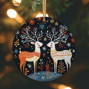 Scandinavian Christmas Ornaments Swedish Folk Art Gift Norwegian Christmas Home Decor European Gifts Nordic Folk Art Christmas Gift
