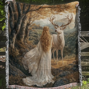 Throne Of Glass Blanket SJM Merch Fantasy Wall Art Woven Throw Blanket TOG Acotar Booktok Reading Blanket Book Nook Decor Gift For Reader