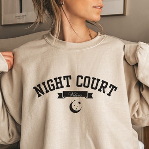 The Night Court sweatshirt, Velaris sweatshirt, ACOTAR, A court of Thorns and Roses, City of Starlight Sweater, SJM, Rhysand Velaris Sweater