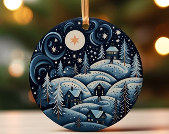 Scandinavian Christmas Ornaments Winter Folk Art Gift Norwegian Christmas Home Decor European Gifts Nordic Folk Art Christmas Gift