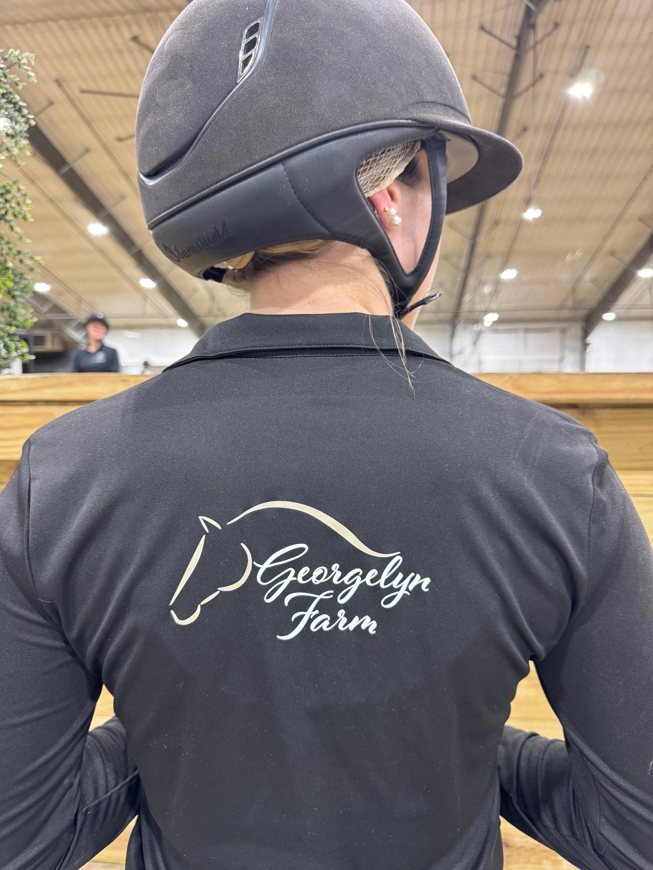 Trendy Riding Lesson Shirts Custom Personalized Team Shirt Equestrian Ladies Quarter-zip Horse Show ...