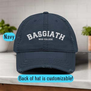 Embroidered Hat Personalized Fourth Wing Booktok Merch Dragon Rider Basgiath College SJM Fans Fantasy Decor Violet Sorrengail Xaden Riorson