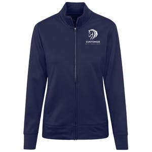 Custom Equestrian Fleece Jacket, Personalized Barn Team Horse Show Apparel, Horse Lover Christmas Gift, Riding Instructor Appreciation Gift image 8