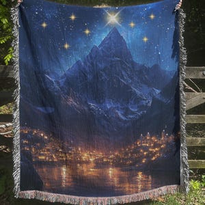 Velaris Night Court Blanket, SJM Merch Fan Gift, Night Court Blanket, Book Nook Gift, Bookish Gift, Gift for Book Lovers, Library Gift