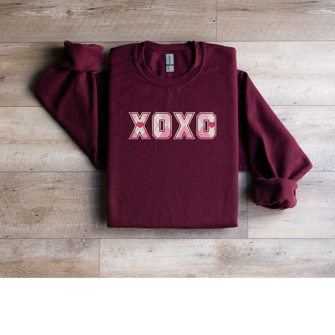 Red Plaid XOXO Valentine Graphic Tee main image 1