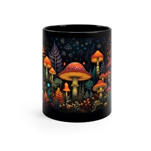 Paddenstoelmok, Halloween-koffiemok, paddestoeldecor, paddenstoel, kikkermok, kerstmok, koffiemok, keramische mok, theemok, maanmok