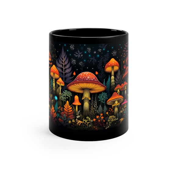 Mushroom Mug, Halloween Coffee Mug, Mushroom Decor, Magic Mushroom, Frog Mug, Christmas Mug, Coffee Mug, Ceramic Mug, Tea Mug, Moon Mug