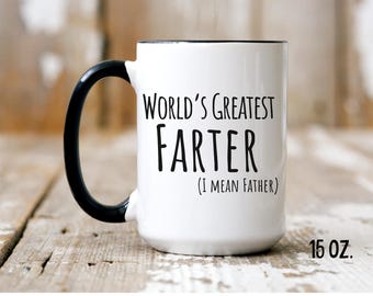 La meilleure tasse du monde pour le père, je veux dire, pour la fête des pères, le cadeau mug papa drôle, le meilleur cadeau grand-père pour lui, gendre