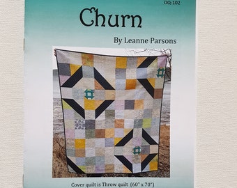 Printed Quilt Pattern - Churn