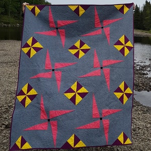 Pinwheel Whirl PDF Quilt Pattern image 1