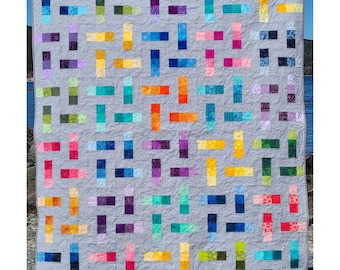 PDF quilt pattern - Ombre Twirl
