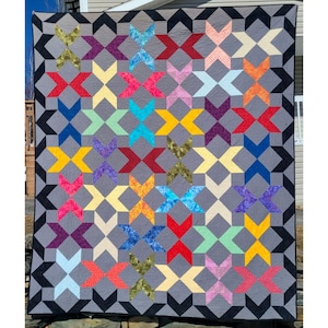 Love Birds PDF Quilt Pattern (Baby quilt, throw quilt and full quilt sizes included)