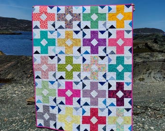 Summer Dreamin’ Quilt Pattern – Fat Quarter & Scrap Quilt (PDF Download)