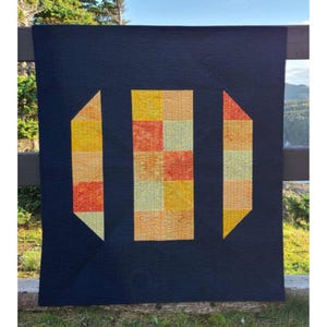 Shining Through Quilt Pattern: Modern Beginner-Friendly Design (PDF)