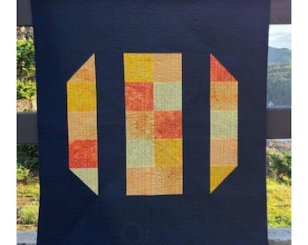 Durchscheinend Quiltmuster: Modernes Anfänger-freundliches Design (PDF)