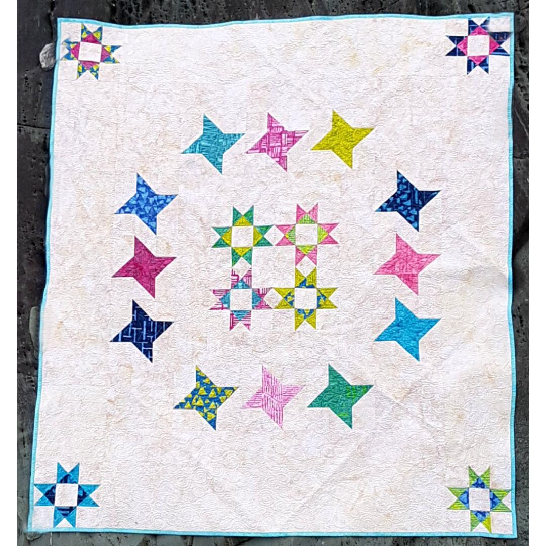 Reach for the Stars Quilt Pattern | Scrap Quilt | Stash-busting PDF ...