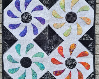 PDF Quilt Pattern - Flower Box Mini