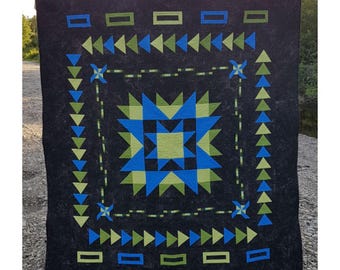 Medallion Magic Quilt Pattern – Modern Medallion Quilt (Printed)