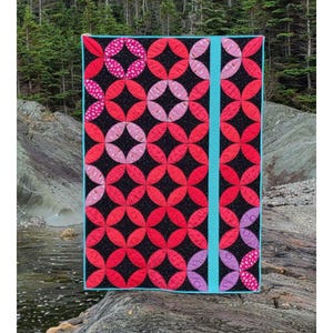 PDF Quilt Pattern - Divided - Baby quilt and throw quilt instructions included